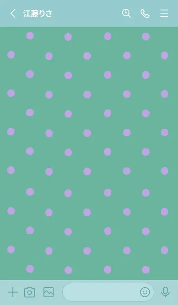 [LINE着せ替え] シンプル ミニ ドット 258の画像2