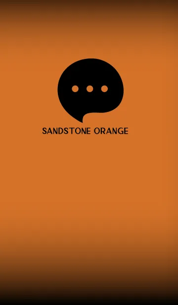 [LINE着せ替え] Black &  Sandstone Orange Theme V4 (JP)の画像1