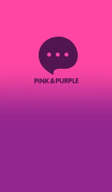 [LINE着せ替え] Pink & Purple V5 (JP)の画像1