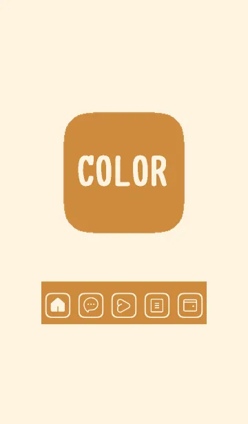 brown color B34の着せ替えメイン画像