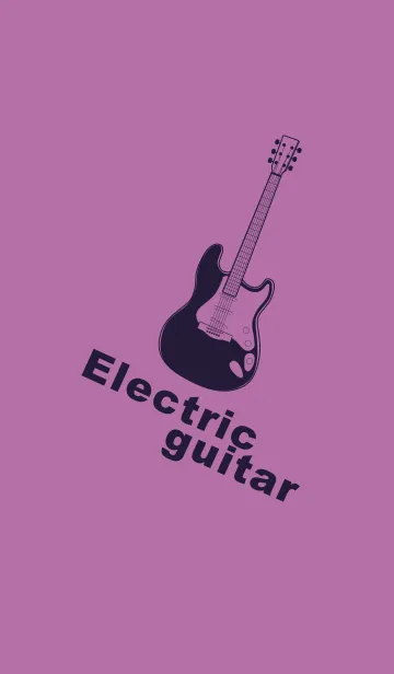 [LINE着せ替え] ELECTRIC GUITAR CLR ペールモーベットの画像1