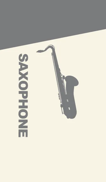 [LINE着せ替え] Saxophone CLR アイボリーの画像1