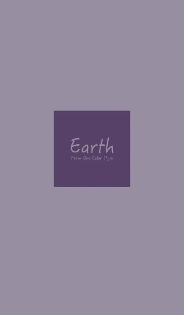 [LINE着せ替え] Earth / ダークプラムの画像1