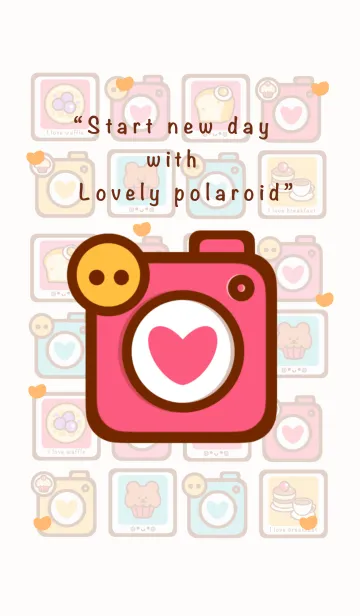 [LINE着せ替え] Lovely polaroid 3の画像1