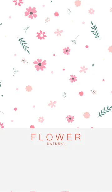 [LINE着せ替え] FLOWER WHITE -NATURAL- 15の画像1