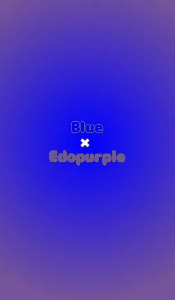 [LINE着せ替え] ブルー●江戸紫.TKCの画像1