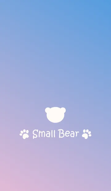 [LINE着せ替え] Small Bear *PINK+BLUE 3*の画像1