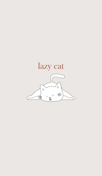 [LINE着せ替え] lazy cat..57の画像1