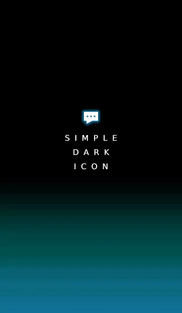 [LINE着せ替え] シンプル ダーク アイコン 150の画像1