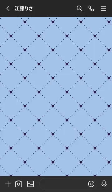 [LINE着せ替え] ハート レース 34の画像2