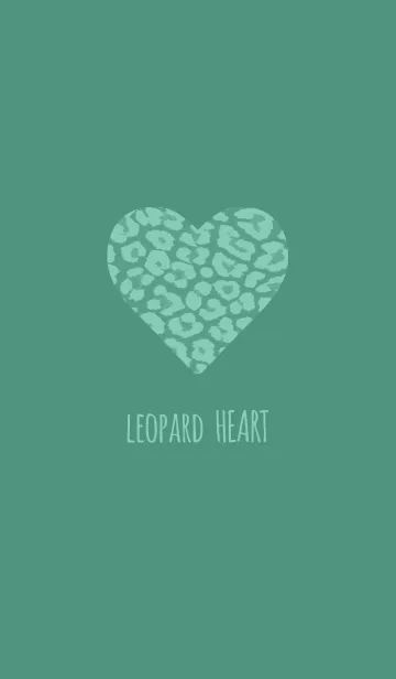 [LINE着せ替え] レオパード ハート 163の画像1
