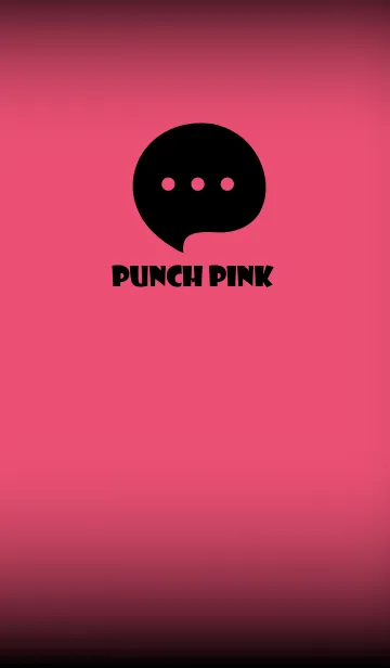 [LINE着せ替え] Black & Punch Pink Theme V4 (JP)の画像1