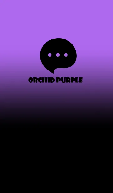 [LINE着せ替え] Black & Orchid Purple Theme V4 (JP)の画像1
