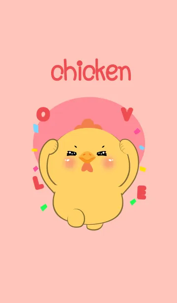 [LINE着せ替え] Simple  Chicken Lover Theme (JP)の画像1