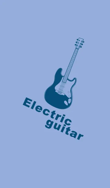 [LINE着せ替え] ELECTRIC GUITAR CLR ファウンテンブルーの画像1