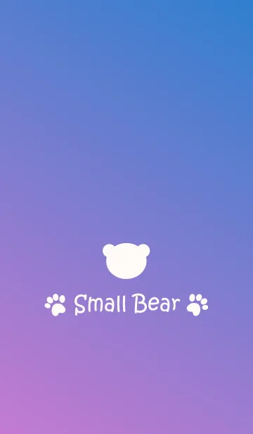 [LINE着せ替え] Small Bear *PINK+BLUE 4*の画像1