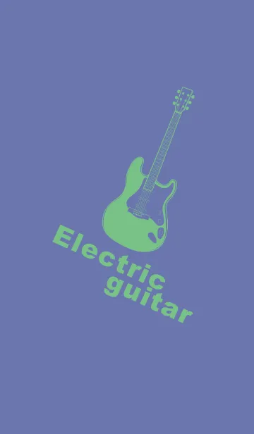 [LINE着せ替え] ELECTRIC GUITAR CLR サルビアブルーの画像1