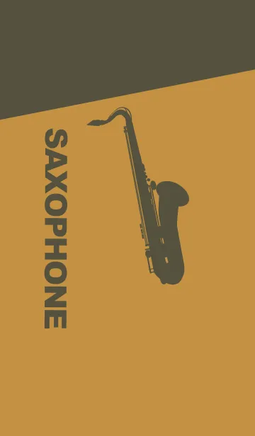 [LINE着せ替え] Saxophone CLR 黄土色の画像1