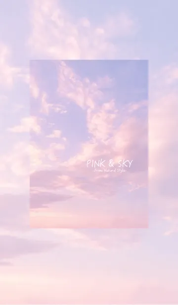 [LINE着せ替え] PINK＆SKY 19 ／ナチュラルスタイルの画像1