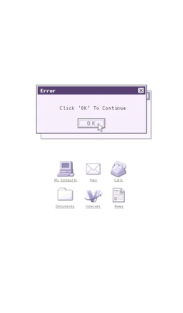 [LINE着せ替え] Old Computer (Color) - White+B 10の画像1