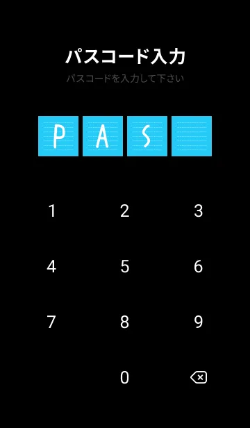 [LINE着せ替え] ホワイト点線ノート/蛍光ブルー/ブラックの画像4