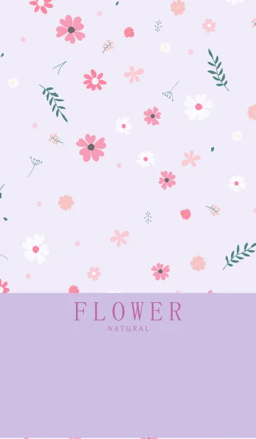 [LINE着せ替え] FLOWER PURPLE -NATURAL- 15の画像1