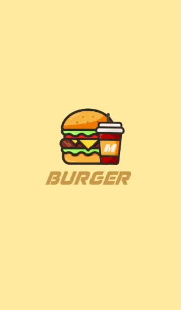 [LINE着せ替え] Happy Burgerの画像1