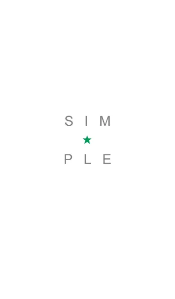 [LINE着せ替え] SIMPLE STAR 87の画像1