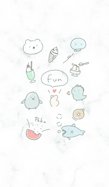 ゆるい仲間♡bluegreen06_1の着せ替えメイン画像