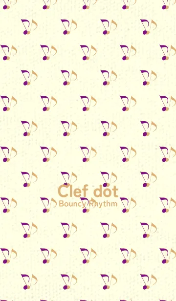 [LINE着せ替え] Clef dot ロイヤルパープルの画像1