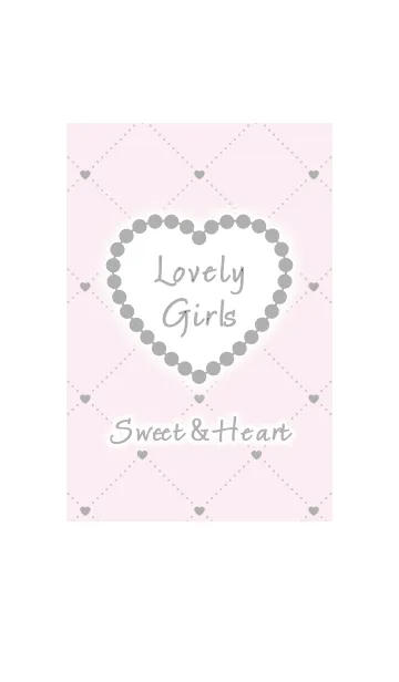 [LINE着せ替え] ♡Heart&Girly♡スイートピンクの画像1