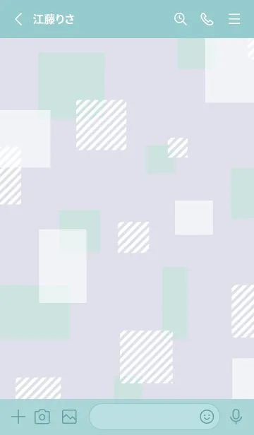 [LINE着せ替え] オシャレな四角16の画像2