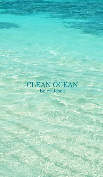 [LINE着せ替え] CLEAN OCEAN Emerald sea-HAWAII 27の画像1