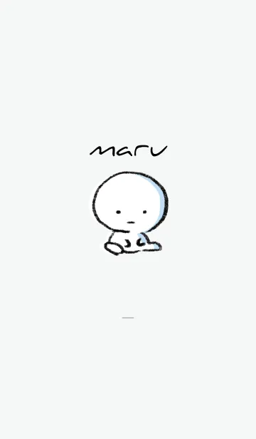 [LINE着せ替え] グレー : まる 7の画像1