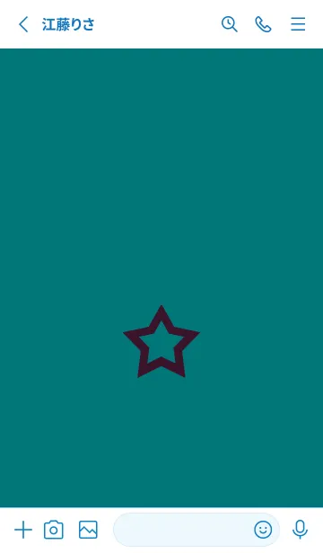 [LINE着せ替え] シンプル ロック スター 116の画像2