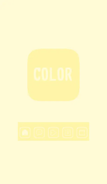 [LINE着せ替え] yellow color B35の画像1