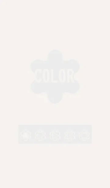 [LINE着せ替え] beige color C31の画像1