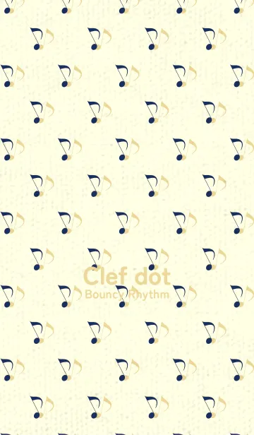 [LINE着せ替え] Clef dot 紺青の画像1
