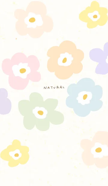 [LINE着せ替え] 花 北欧風 シンプル28の画像1