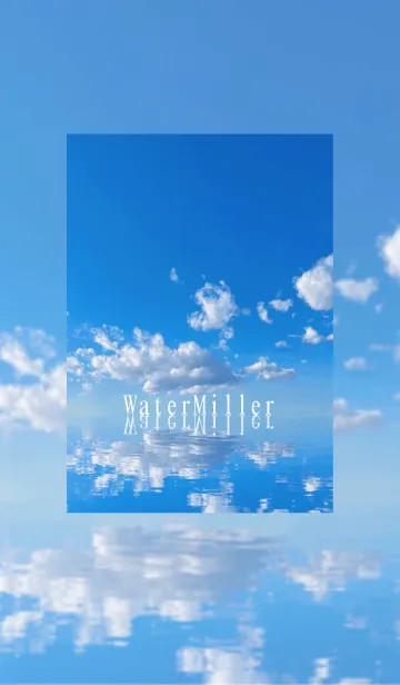 [LINE着せ替え] ウォーターミラー／ナチュラルスタイルの画像1