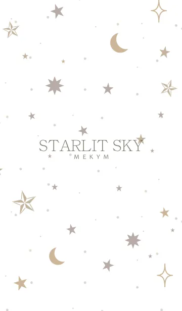 [LINE着せ替え] SIMPLE STARLIT SKY.MEKYM 27の画像1