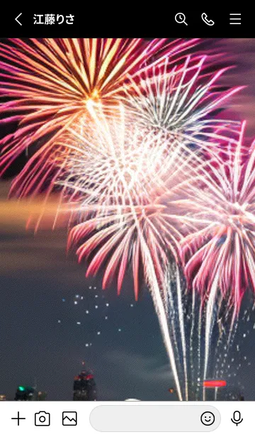 [LINE着せ替え] 花火#GG016。の画像2