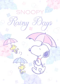 [LINE着せ替え] スヌーピー Rainy daysの画像1