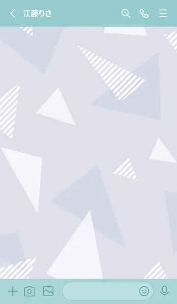 [LINE着せ替え] おしゃれ 三角6の画像2