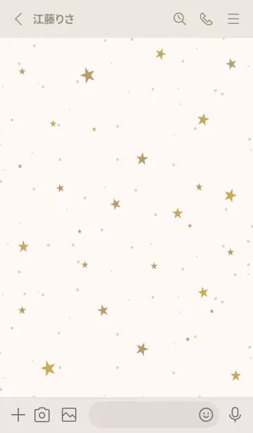 [LINE着せ替え] SIMPLE STAR NATURAL YELLOW.MEKYM 27の画像2
