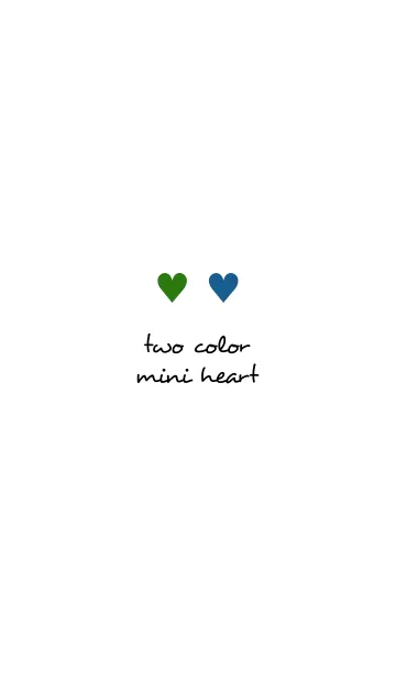 [LINE着せ替え] two color mini heart 286の画像1