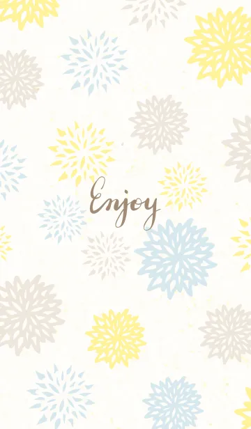 [LINE着せ替え] 3色の花5の画像1