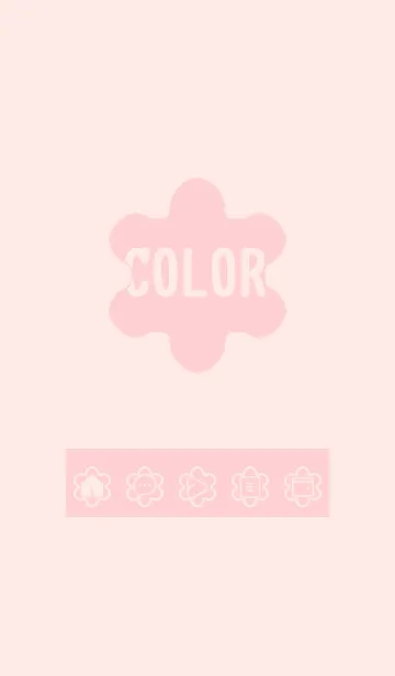 [LINE着せ替え] pink color C32の画像1