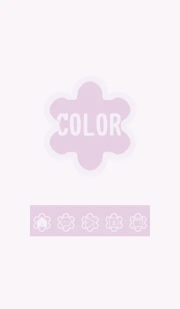 [LINE着せ替え] purple color C33の画像1