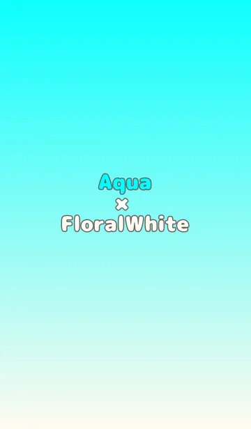 [LINE着せ替え] アクア★フローラルホワイト.TKCの画像1